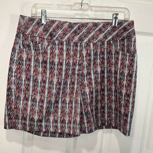 WESTBOUND‎  Pull On BERMUDA Shorts Sz 12 Stretch Colorful